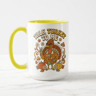Groovy Turkey Autumn Coffee Break Mug