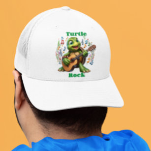 Groovy Turtle Jamming Out Trucker Hat