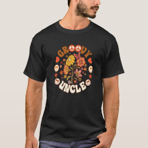 Groovy Uncle Groovy Birthday Matching Birthday Par T-Shirt