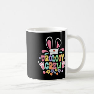 Groovy Urology Crew Urology Nurse Bunny Ear Flower Coffee Mug