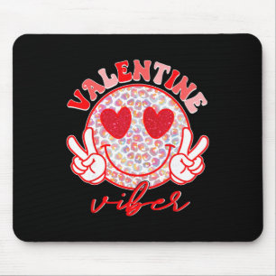 Groovy Valentine Vibes Valentines Day Shirts For G Mouse Pad