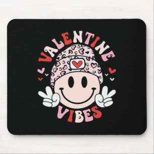 Groovy Valentine Vibes Valentines Day Shirts For G Mouse Pad