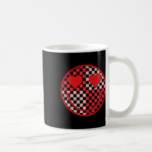 Groovy Valentines Day Heart Smile Valentine Vibes Coffee Mug