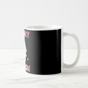 Groovy vintage ghost cute halloween spooky season coffee mug