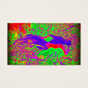 Groovy vintage purple hippie mermaid