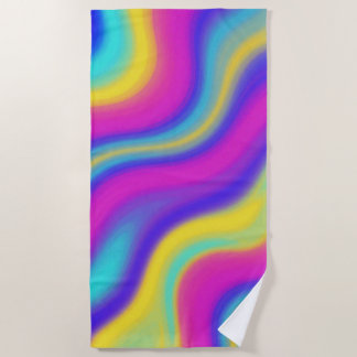 Groovy Waves Beach Towel
