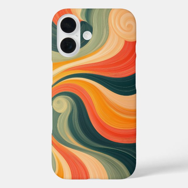 Groovy Waves Phone Case (Back)