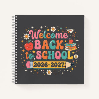 Groovy Welcome Back to School 2026-2027 Teacher Notebook
