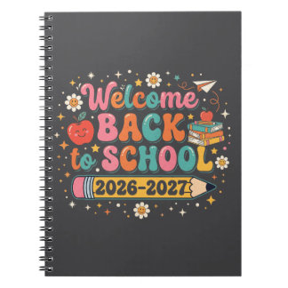Groovy Welcome Back to School 2026-2027 Teacher Notebook