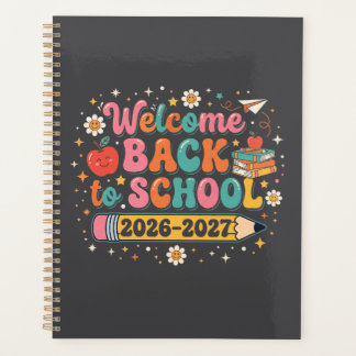 Groovy Welcome Back to School 2026-2027 Teacher Planner