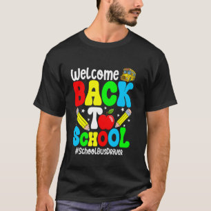 Groovy Welcome Back To School Outfit Funny School T-Shirt