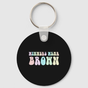 Groovy Winners Wear Brown Summer Camp Competition Key Ring