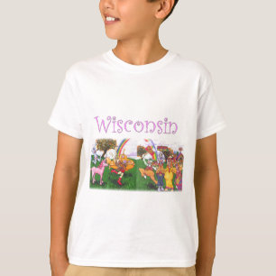 Groovy Wisconsin Cows T-Shirt