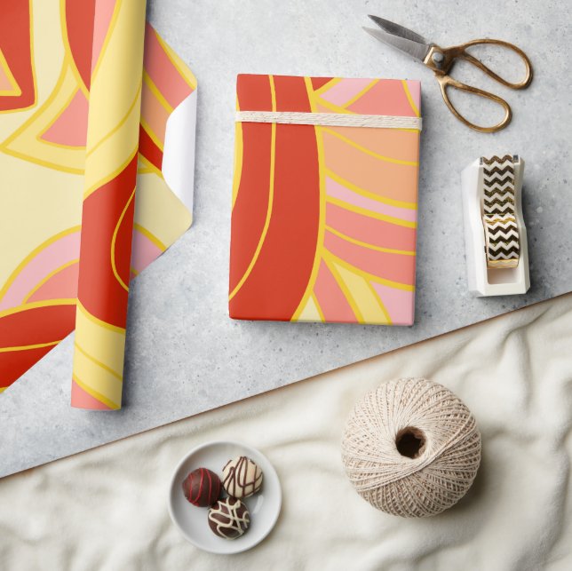 Groovy Yellows Wrapping Paper (Crafts)