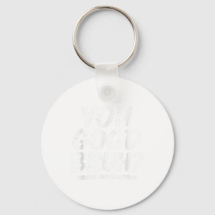 Groovy You Good Bruh Mental Health Brain Awareness Key Ring