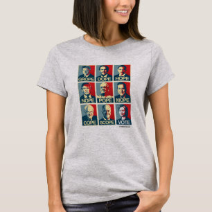 Grope Dope Hope Nope Pope Mope Cope Scope Vote T-Shirt