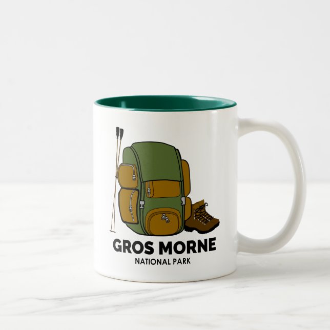 Gros Morne National Park Backpack Two-Tone Coffee Mug (Right)