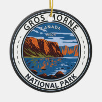 Gros Morne National Park Canada Travel Art Vintage