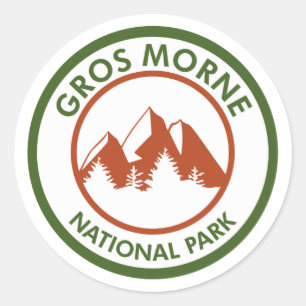 Gros Morne National Park Classic Round Sticker