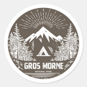 Gros Morne National Park Classic Round Sticker