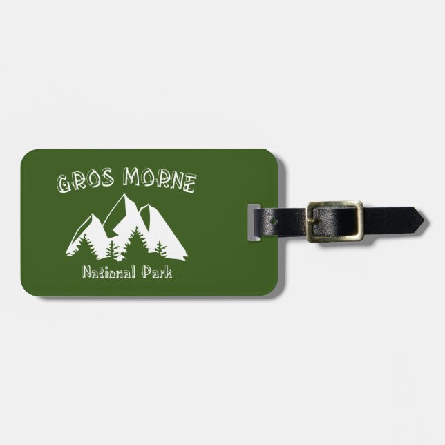 Gros Morne National Park Luggage Tag (Front Horizontal)