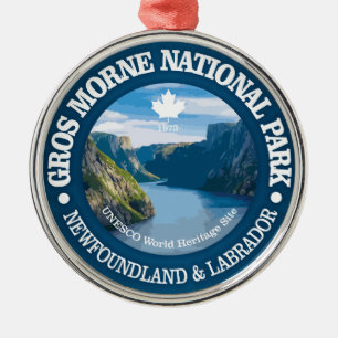 Gros Morne National Park Metal Ornament