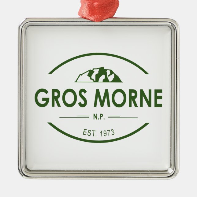 Gros Morne National Park Metal Ornament (Front)