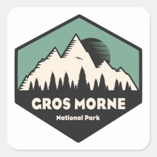 Gros Morne National Park Square Sticker