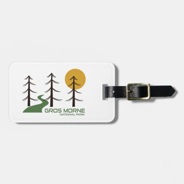 Gros Morne National Park Trail Luggage Tag (Front Horizontal)