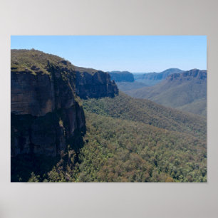 Grose Valley Landscape near Blackheath Poster