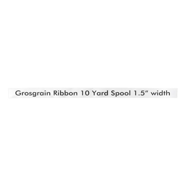 Grosgrain Ribbon 10 Yard Spool 1.5” width Satin Ribbon (Front)