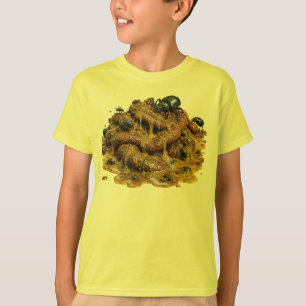 Gross Bug-Covered Poop Pile T-Shirt