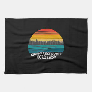 Gross Reservoir Colorado Tea Towel