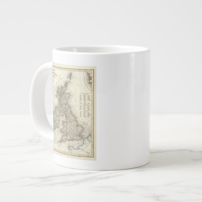 Grossbritannien, Ireland Large Coffee Mug (Front Left)