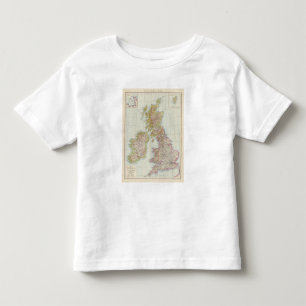 Grossbritannien, Irland - Map of UK, Ireland Toddler T-Shirt