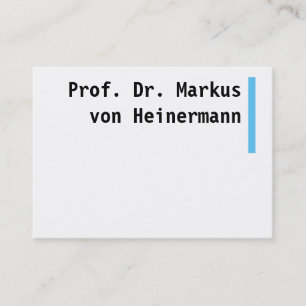 Große Businesscards Business Card