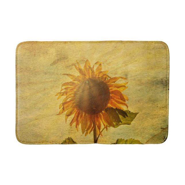 Große Sonnenblume Bath Mat (Front)