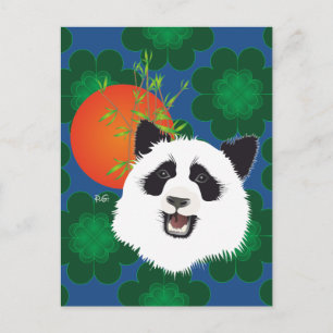 Grosser Panda (Ailuropoda melanoleuca) Postkarte Postcard