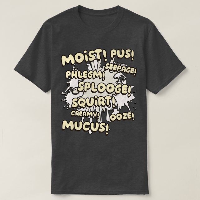 GROSSEST WORDS T-Shirt (Design Front)