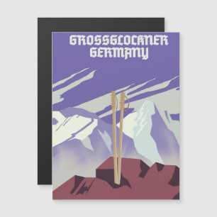 Grossglockner Germany mountain poster.