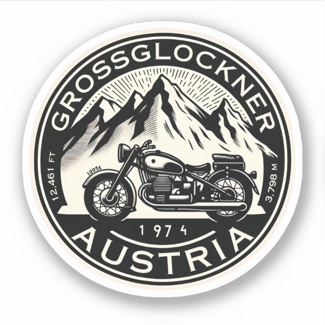 Grossglockner High Alpine Road austrian alps moto (Front)