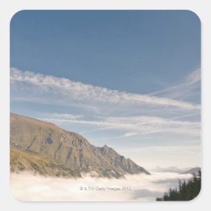 grossglockner hochalpenstrasse,hohe tauern, square sticker