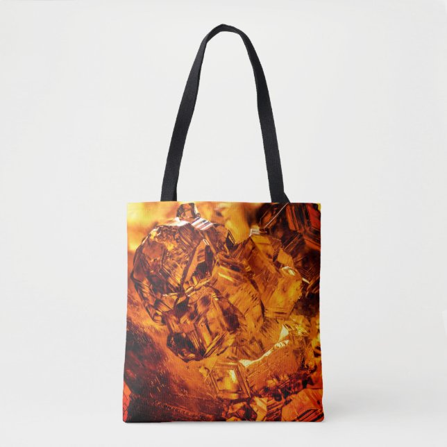 Grossular Garnet Cluster Tote Bag (Front)
