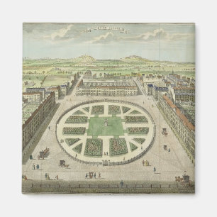 Grosvenor Square, for 'Stow's Survey of London', p Magnet