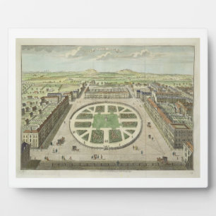Grosvenor Square, for 'Stow's Survey of London', p Plaque