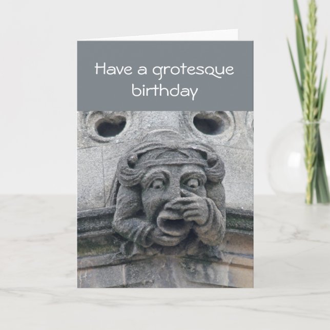 Grotesque birthday card (Front)