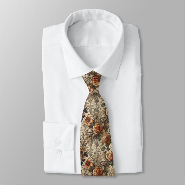Grotesque Elegance — Gothic Victorian  Tie (Tied)