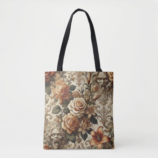 Grotesque Elegance – Gothic Victorian  Tote Bag (Front)