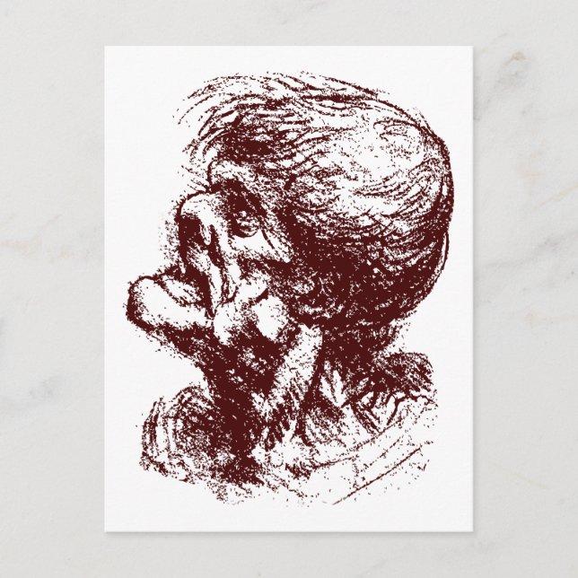 grotesque man 2 postcard (Front)