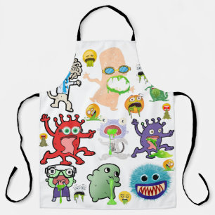Grotesque monsters and creatures  apron
